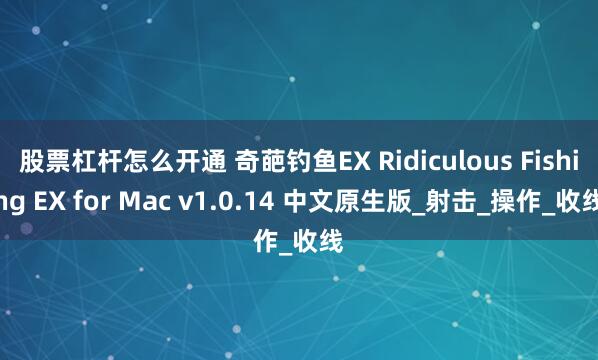 股票杠杆怎么开通 奇葩钓鱼EX Ridiculous Fishing EX for Mac v1.0.14 中文原生版_射击_操作_收线